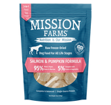 Mission Farms Salmon & Pumpkin Recipe Freeze Dried Dog Food, 14oz