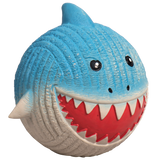 HuggleHounds Ruff-Tex Finn The Shark Rubber Squeaky Dog Toy