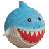 HuggleHounds Ruff-Tex Finn The Shark Rubber Squeaky Dog Toy