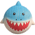 HuggleHounds Ruff-Tex Finn The Shark Rubber Squeaky Dog Toy