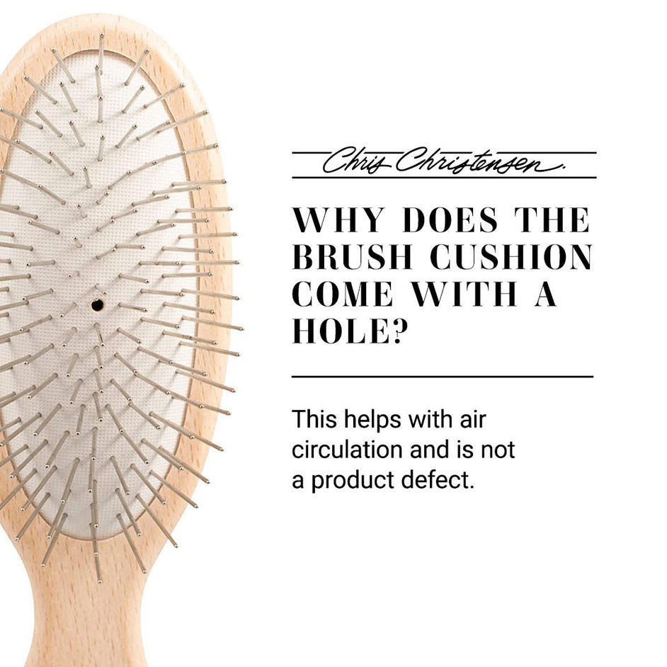 Chris Christensen Original Series Oval Pin Brush For Dogs, 27mm