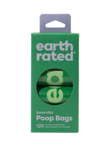 Earth Rated Lavender Scented Poop Bags, 120 Count