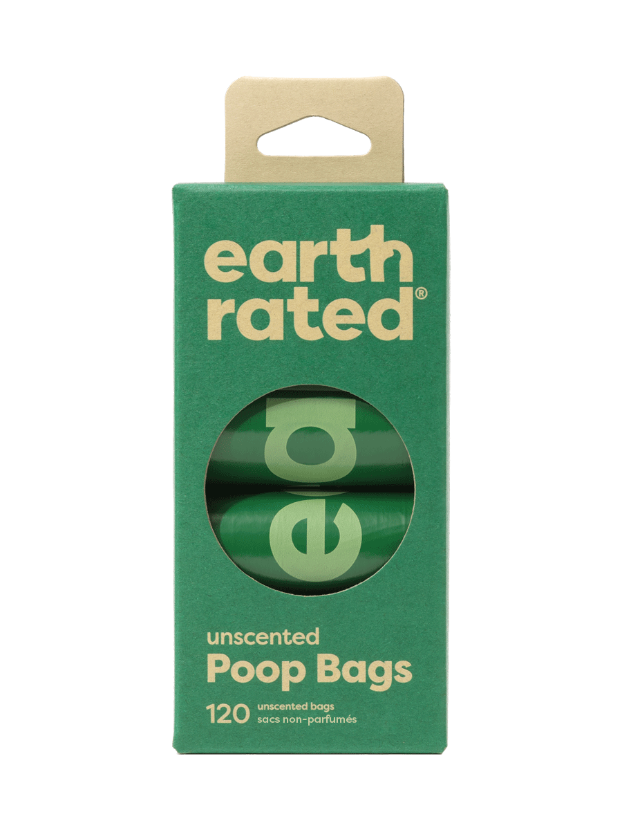 Earth Rated Unscented Poop Bags Refill Pack, 120 Count