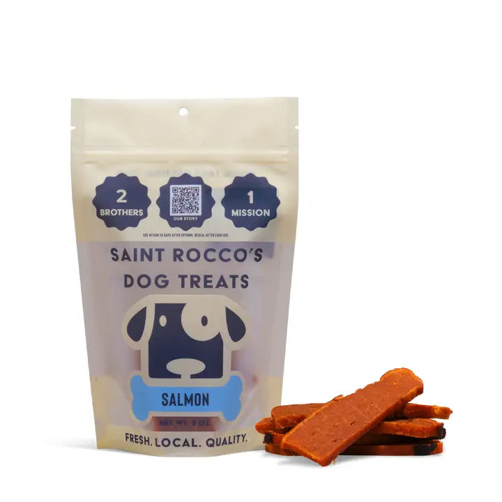Saint Rocco's USA Salmon Recipe Jerky Dog Treats