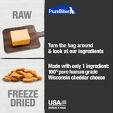 PureBites Freeze Dried Cheddar Cheeze Dog Treats