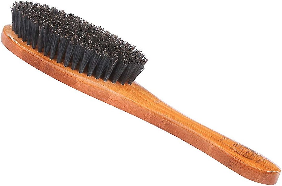 Bass Brushes Shine & Condition 100% Boars Hair Soft Brush For Dogs, A15