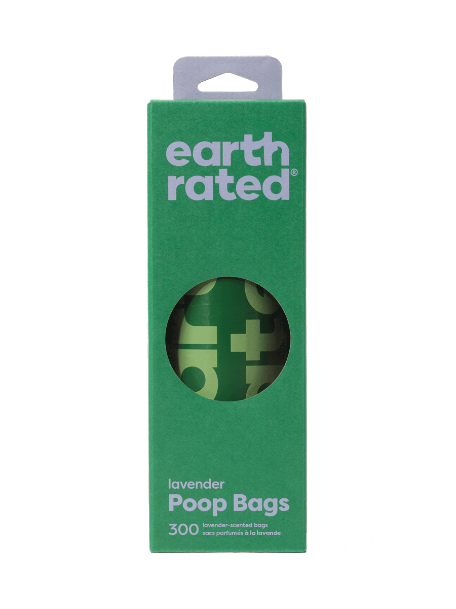 Earth Rated Lavender Scented Poop Bags Value Pack, 300 Count