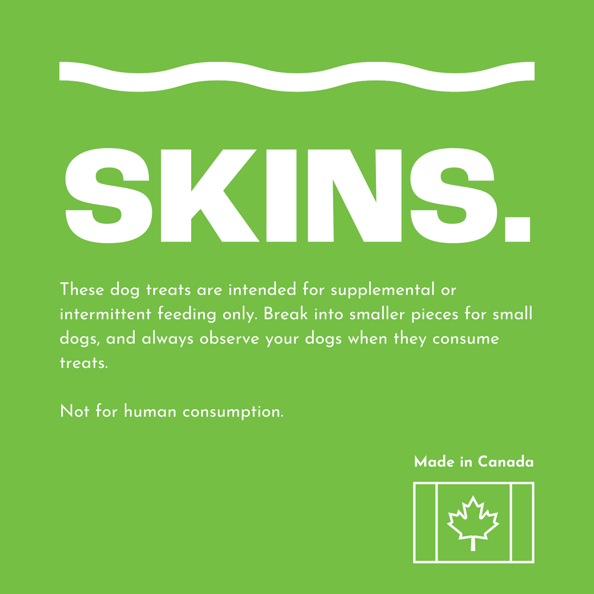 NDependant Pet Skins North Atlantic Skin Strips Dog Treats, Large 4oz