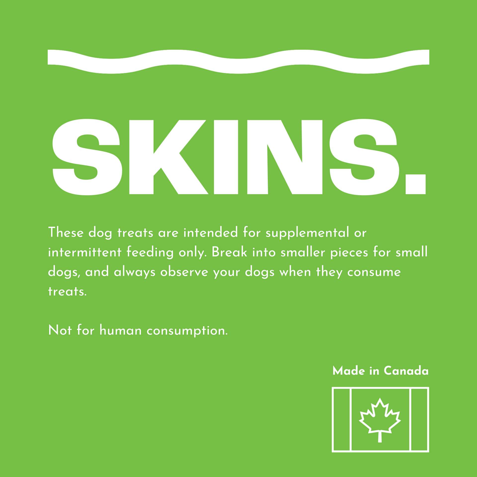 NDependant Pet Skins North Atlantic Skin Strips Dog Treats, Small 3.5oz