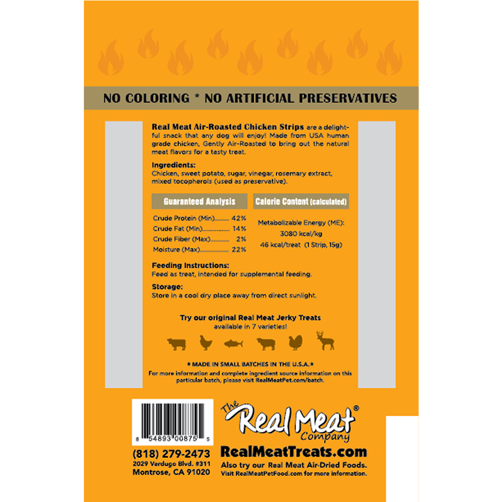 The Real Meat Company Roasted Chicken Jerky Dog Treats