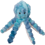 HuggleHounds Rope X-Brace Durable Plush Dog Toy, Calamaro Squid