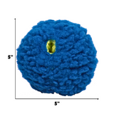 HuggleHounds HuggleFleece Treat Trap Treat Dispensing Ball Durable Interactive Dog Toy