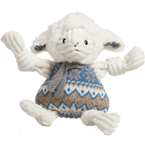 HuggleHound Holiday 2025 Leo Lamb Knottie Plush Dog Toy, Large