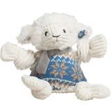 HuggleHound Holiday 2025 Leo Lamb Knottie Plush Dog Toy, Small
