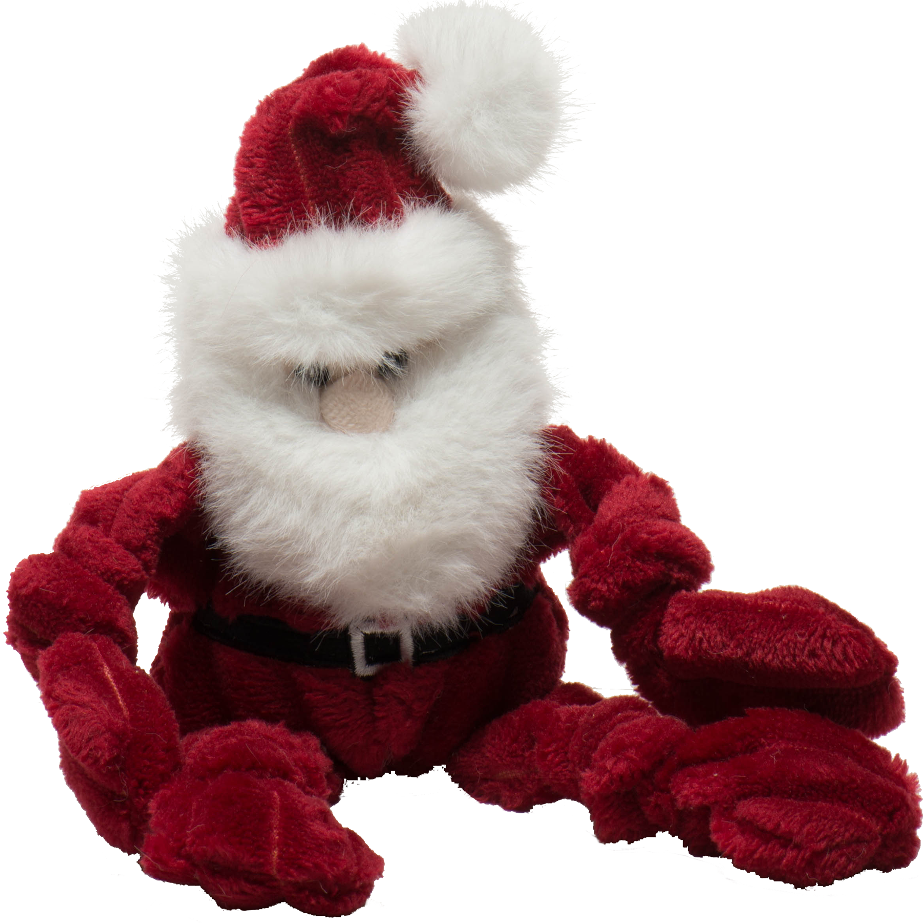 HuggleHounds Holiday 2024 St. Nick Knottie Plush Dog Toy, Large