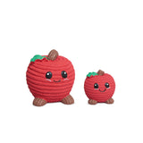 HuggleHounds Ruff-Tex Sweet Cheeks Foodies Rubber Squeaky Dog Toy
