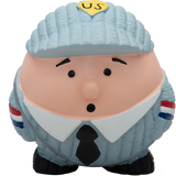 HuggleHounds Ruff-Tex Mattyn The Mail Carrier Rubber Squeaky Dog Toy