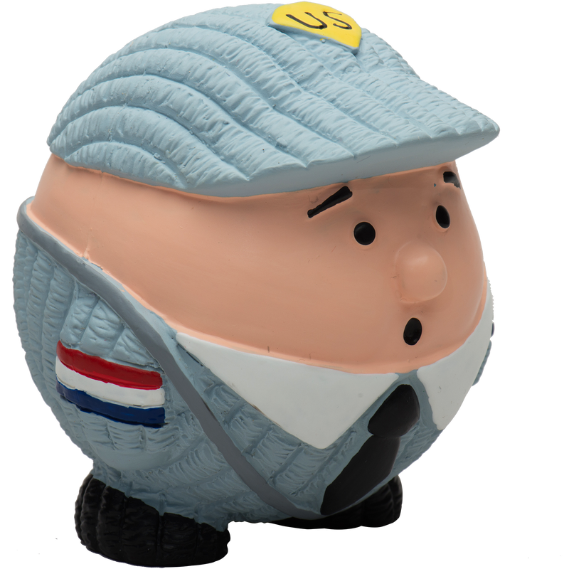 HuggleHounds Ruff-Tex Mattyn The Mail Carrier Rubber Squeaky Dog Toy