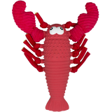 HuggleHounds Huggle-Fusion Rubber & Plush Squeaky Dog Toy, McCracken Lobsta