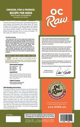 OC Raw Dog Frozen Raw Dog Food