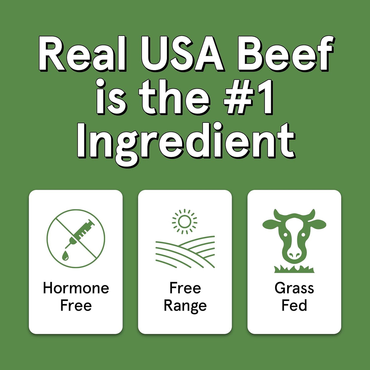 The Real Meat Company Air Dried Beef Jerky Tiny Trainers Dog Treats, 5oz
