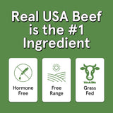 The Real Meat Company Air Dried Beef Jerky Tiny Trainers Dog Treats, 5oz