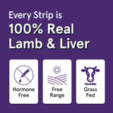 The Real Meat Company Lamb & Liver Long Jerky Stix Dog Treats, 8oz