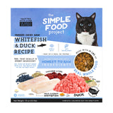 The Simple Food Project Synthetic-Free Freeze Dried Cat Food - Whitefish & Duck Recipe