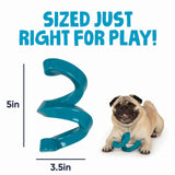 goDog Magic Motion Durable Interactive Dog Toy, Helix Hijinx