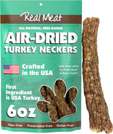 The Real Meat Company Turkey Neckers Jerky Dog Treats, 6oz