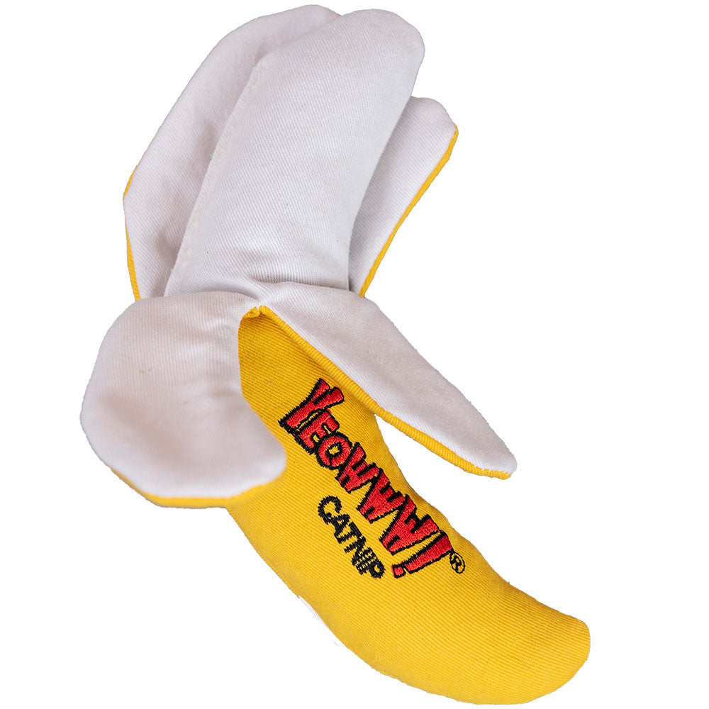 Yeowww! Catnip Filled Chi-Cat-a Peeled Banana Cat Toy