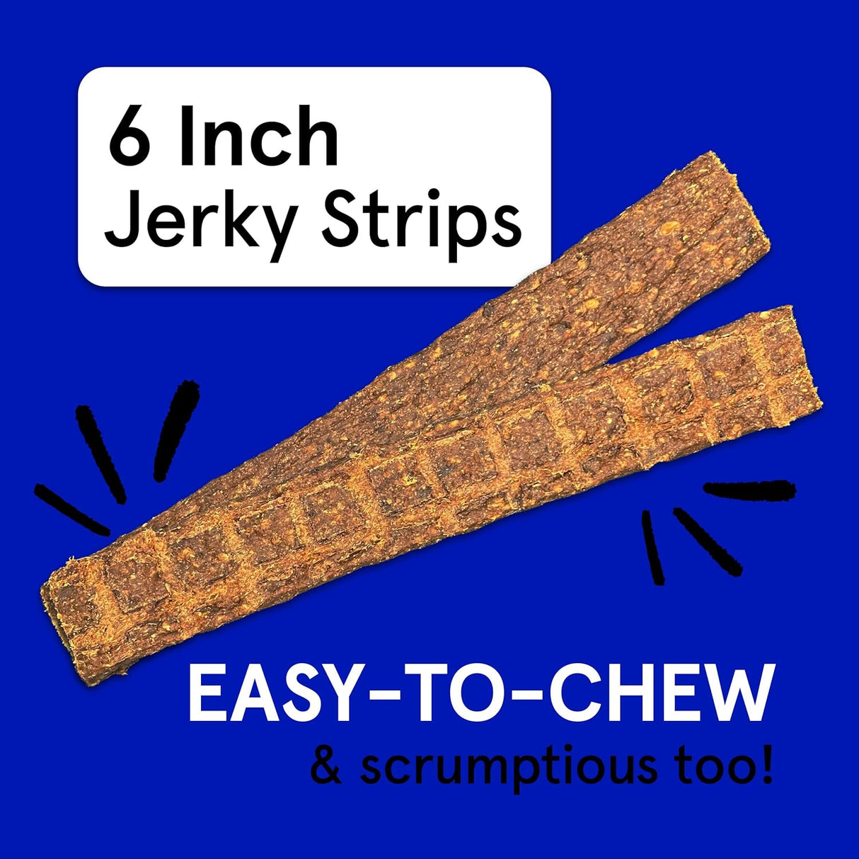 The Real Meat Company Lamb Long Jerky Stix Dog Treats, 8-oz bag