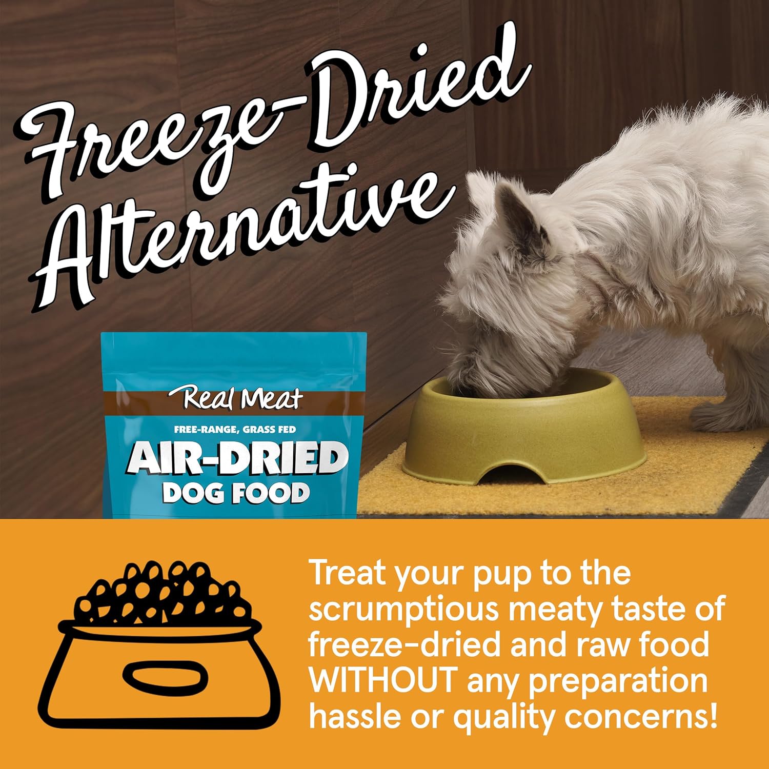 The Real Meat Company Air-Dried Dog Food, Lamb & Fish