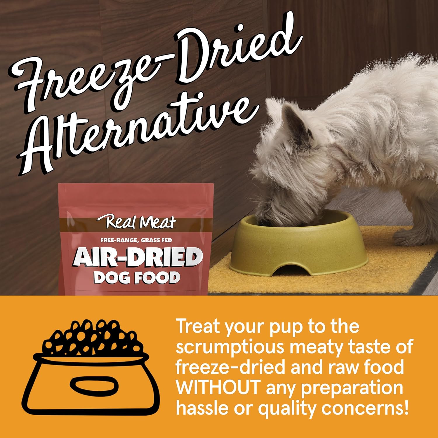 The Real Meat Company Air-Dried Dog Food, Turkey & Venison