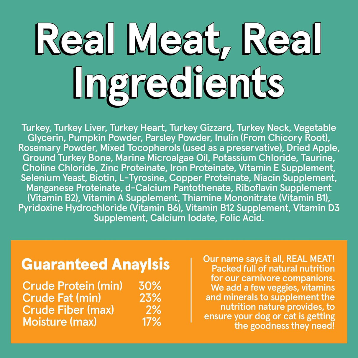The Real Meat Company Air-Dried Dog Food, Turkey