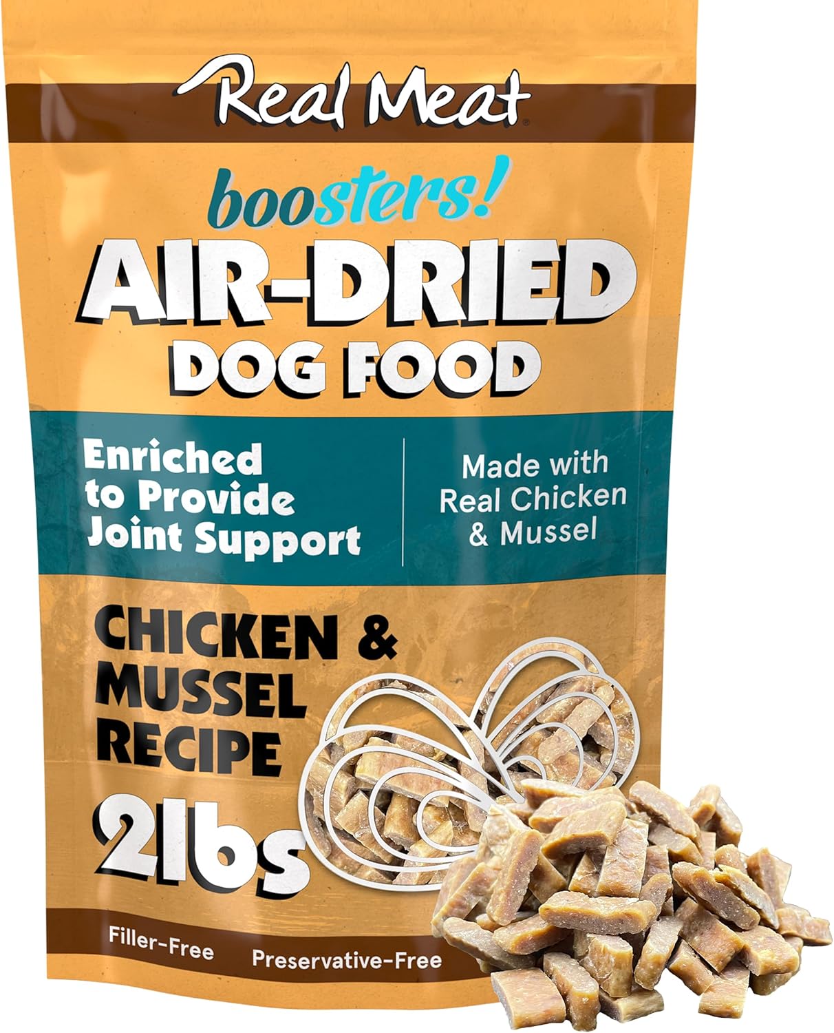 The Real Meat Company Chicken with Mussels Dehydrated Dog Food, 2lb