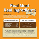 The Real Meat Company Air Dried Chicken Jerky Tiny Trainers Dog Treats, 5oz