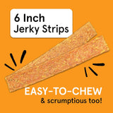 The Real Meat Company Chicken & Venison Long Jerky Stix Dog Treats, 8oz