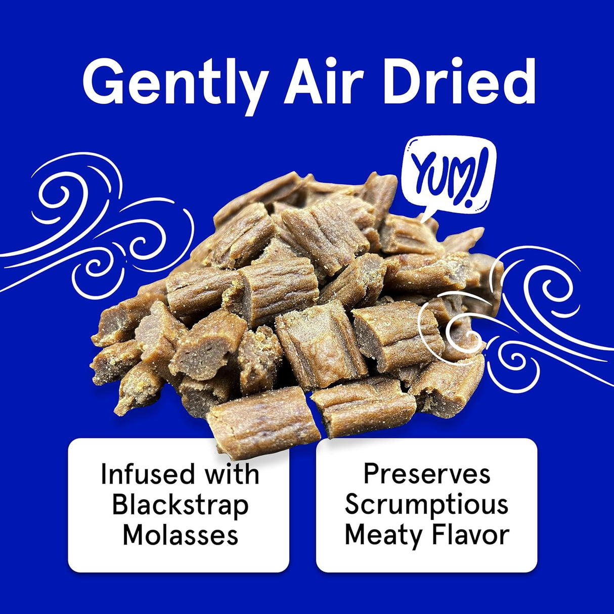 The Real Meat Company Air Dried Lamb Jerky Tiny Trainers Dog Treats, 5oz