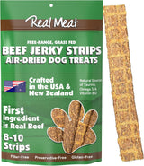 The Real Meat Company Beef Long Jerky Stix Dog Treats, 8oz