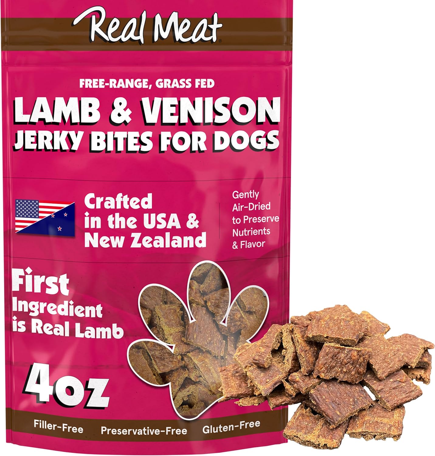 The Real Meat Company Lamb & Venison Jerky Dog Treats