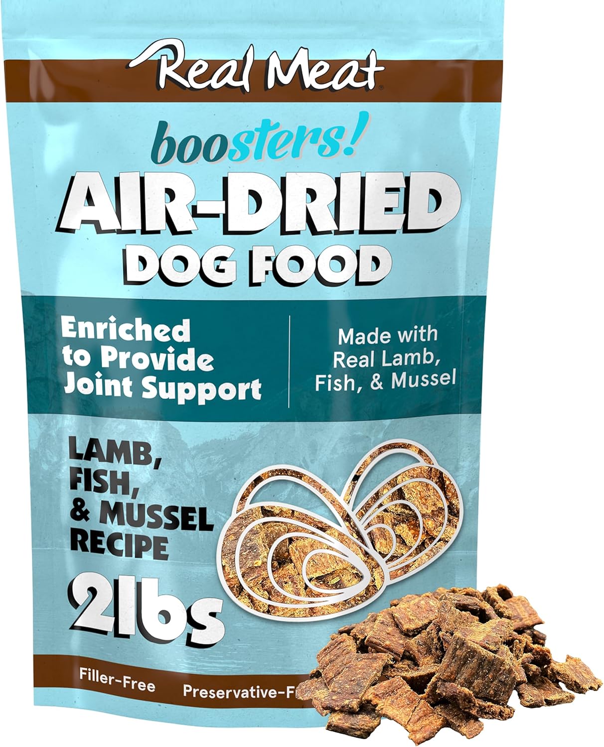 The Real Meat Company Lamb & Fish with Mussels Dehydrated Dog Food, 2lb