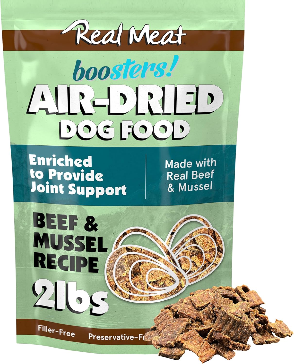 The Real Meat Company Beef with Mussels Dehydrated Dog Food, 2lb