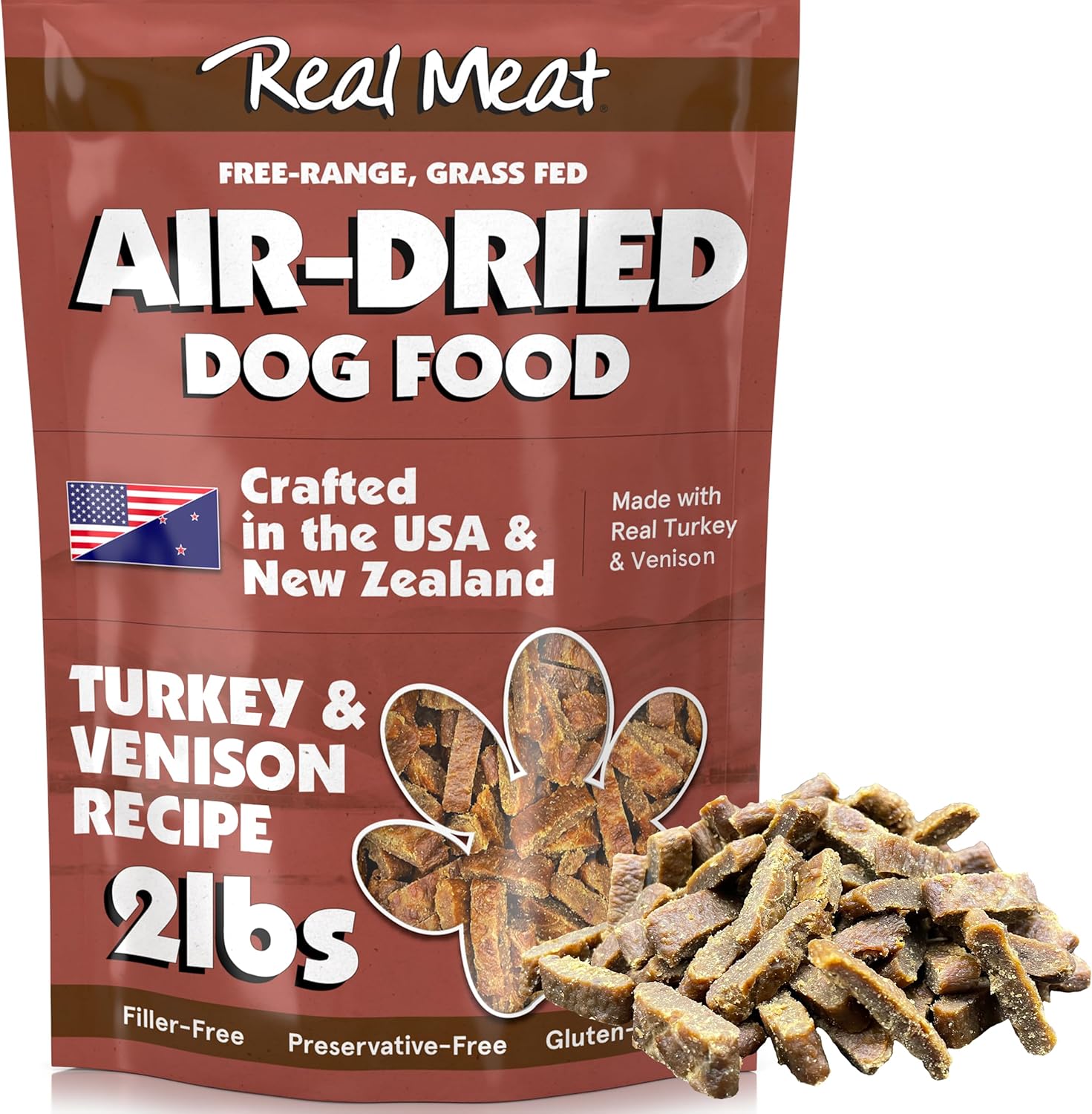 The Real Meat Company Air-Dried Dog Food, Turkey & Venison