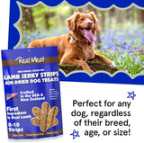 The Real Meat Company Lamb Long Jerky Stix Dog Treats, 8-oz bag