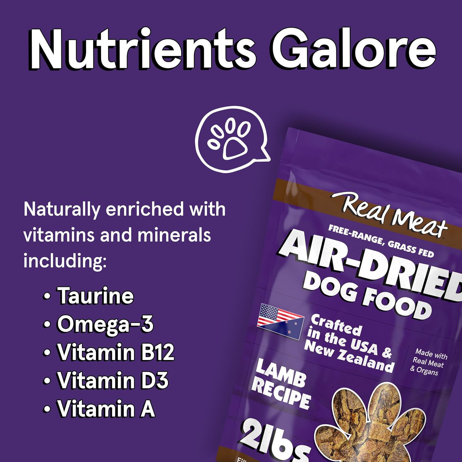 The Real Meat Company Air-Dried Dog Food, Lamb