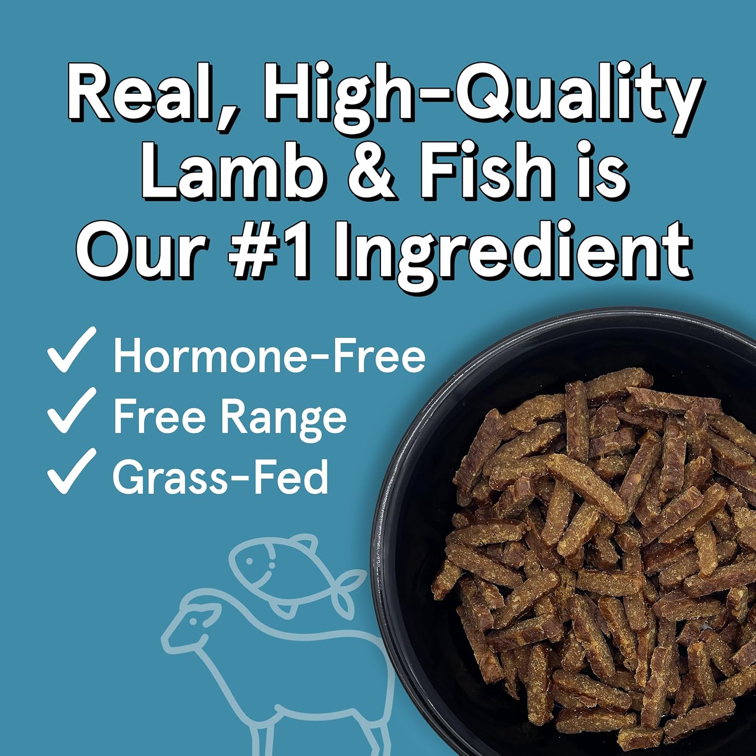 The Real Meat Company Air-Dried Cat Food, Lamb & Fish