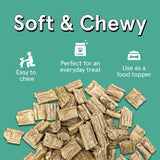 The Real Meat Company Air Dried Turkey Jerky Tiny Trainers Dog Treats, 5oz