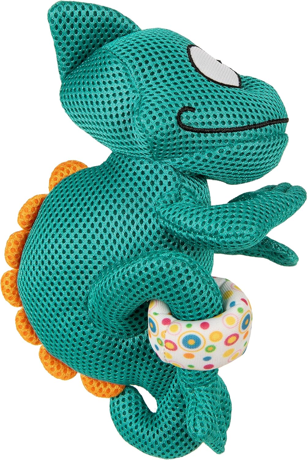 goDog 2x Chew Guard Chameleon Durable Squeaky Plush Dog Toy