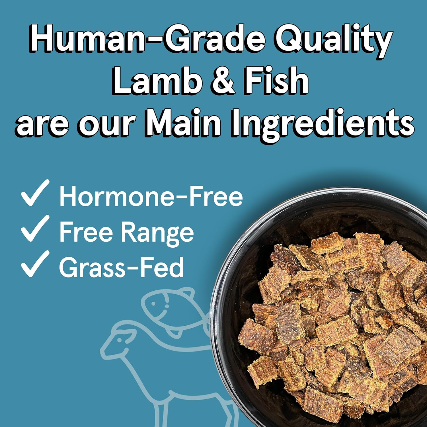 The Real Meat Company Air-Dried Dog Food, Lamb & Fish